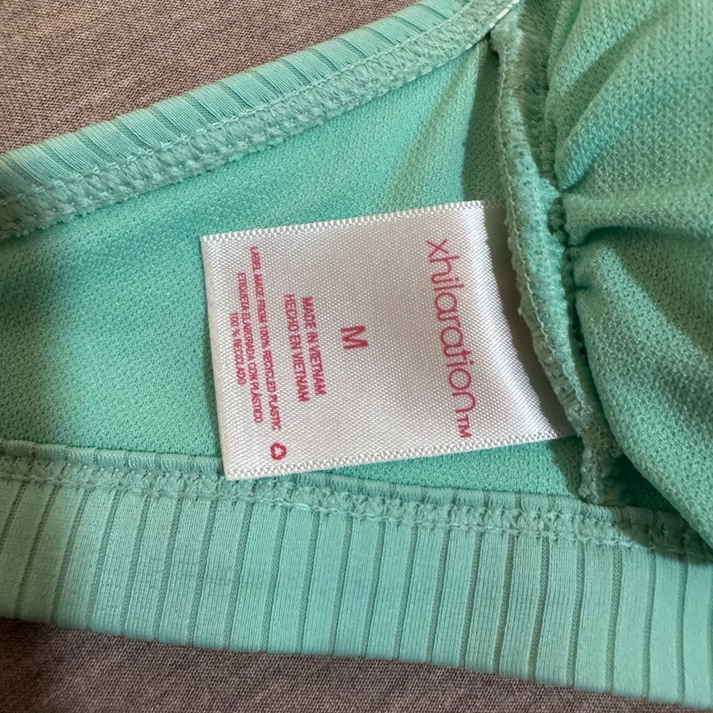 Mint Green Ribbed Bikini Top - Picture 4 of 4